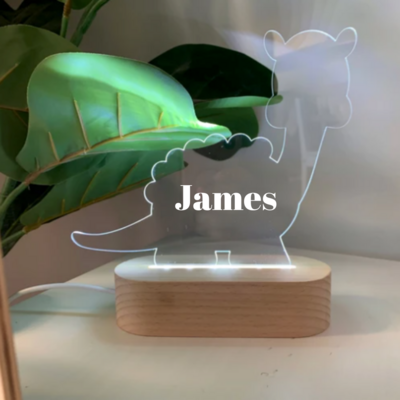 Personalised Dino Night Light