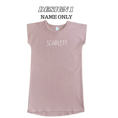 Personalised T-Shirt Dress