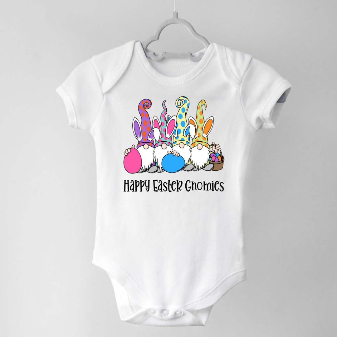 Happy Easter Gnomies || Baby Onesie || Baby Bodysuit