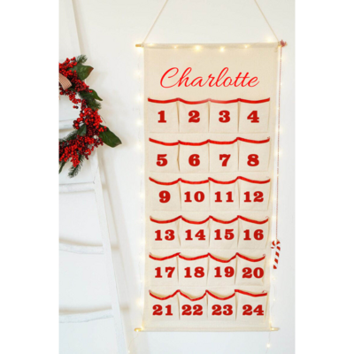 Personalised Christmas Advent Calendar - With BookMark
