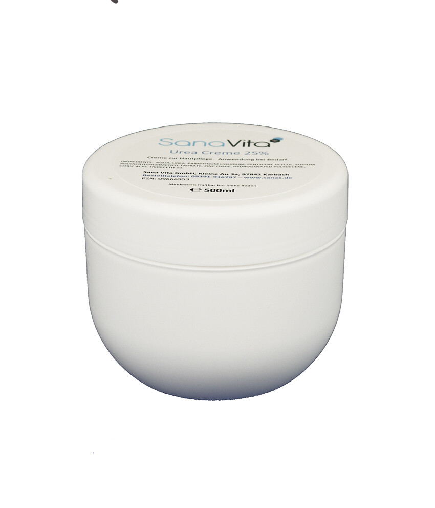 Urea Creme 25% 500 ml PZN 09666953