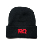 Tuque noire RQ rouge ou rose, Couleur RQ: RQ rouge