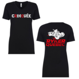 T-shirt Ryker Québec - CRINQUÉE - Femme adulte col en V