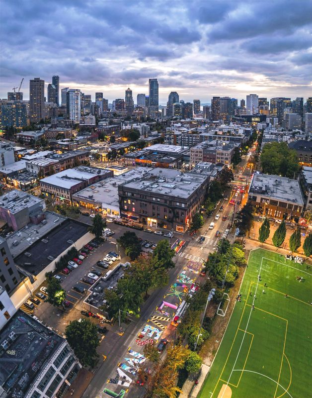 Neighborhood Drone Video and Photo Bundle