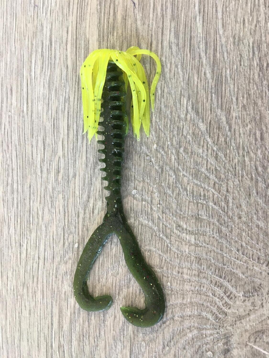 Hula Zipper Worm Twin Tail