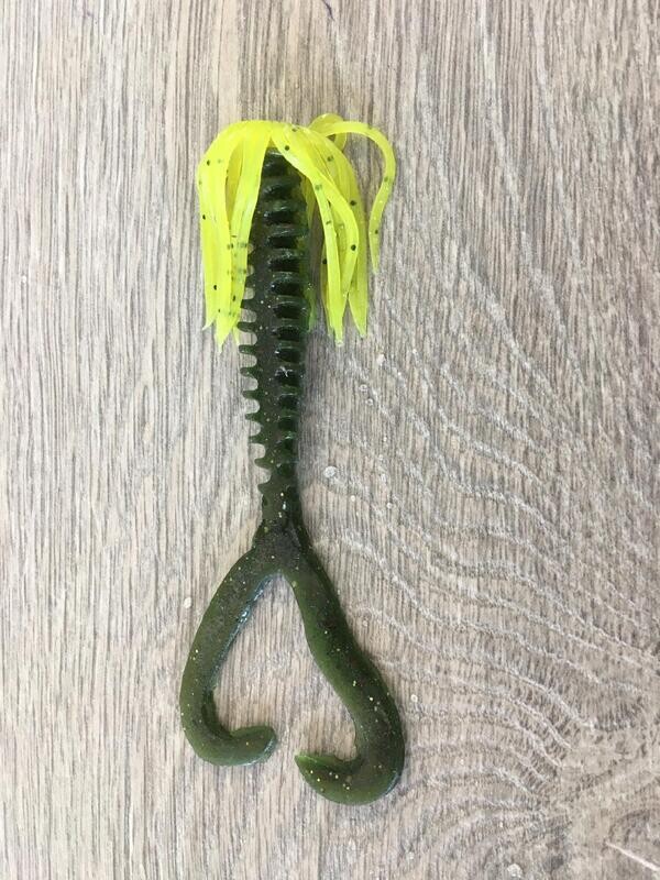 Hula Zipper Worm Twin Tail