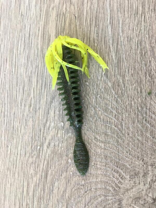 Hula Zipper Worm Straight Tail