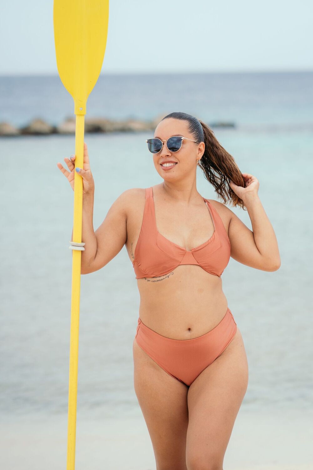 Orange (Sparkle) Bikini