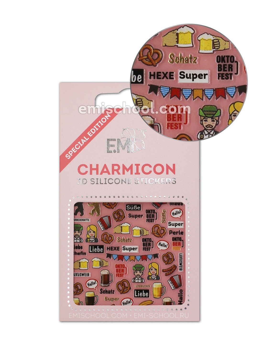 Charmicon 3D Silicone Stickers Germany 2