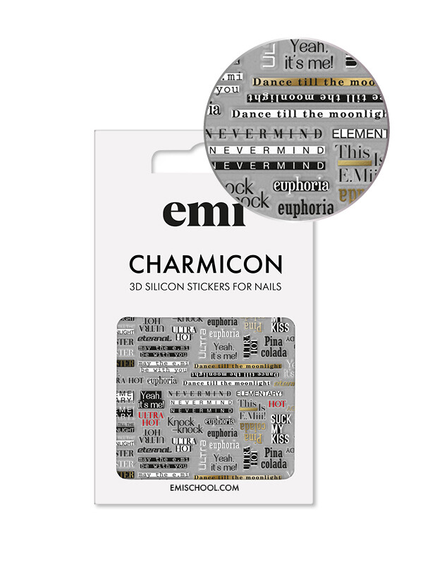Charmicon 3D Silicone Stickers #167 Cheeky
