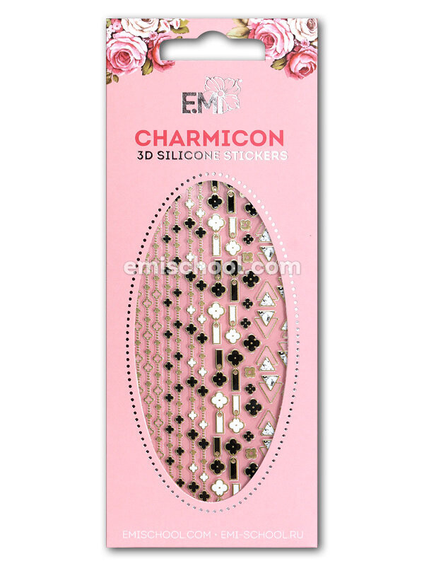 Charmicon 3D Silicone Stickers #59 Chain MIX
