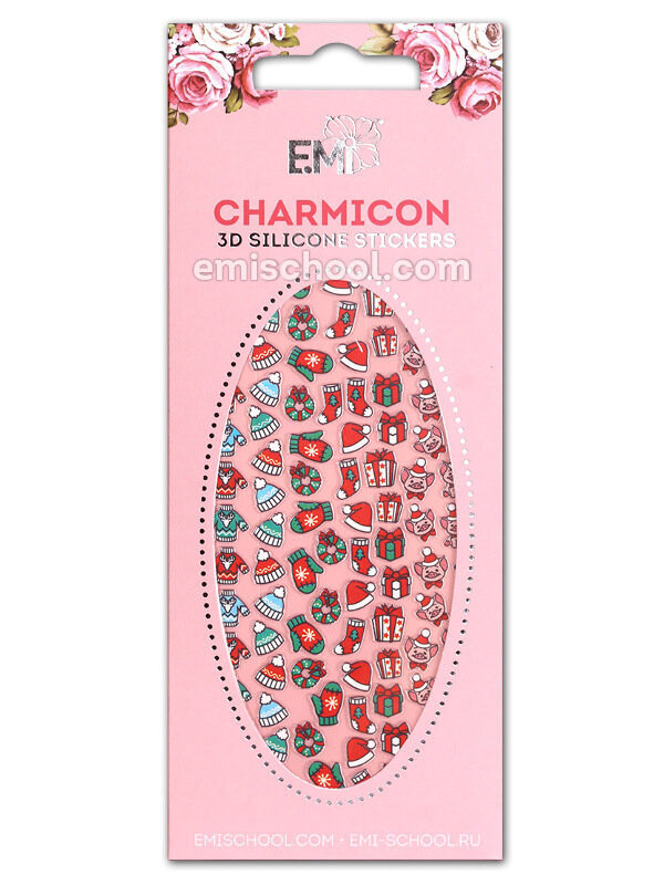 Charmicon 3D Silicone Stickers #70 Merry Christmas