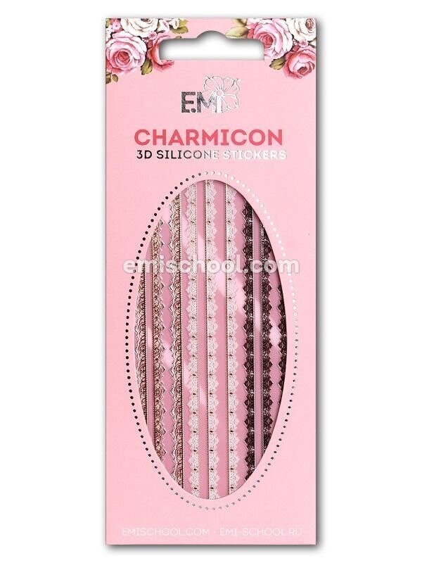 Charmicon 3D Silicone Stickers Lace MIX #2