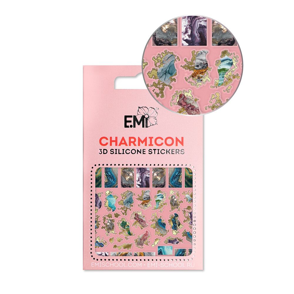 Charmicon 3D Silicone Stickers #142 Marble