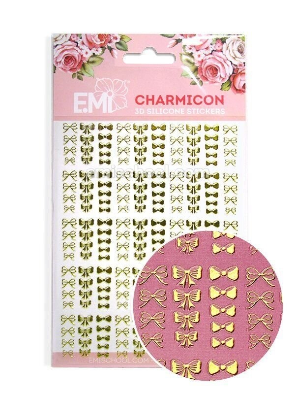 Charmicon 3D Silicone Stickers Bows