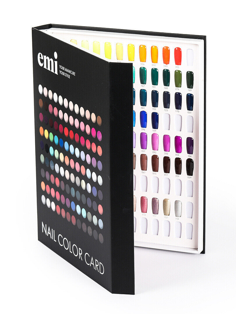 Book Chart-Palette with Nail Tips, 216 shades, 10 pcs