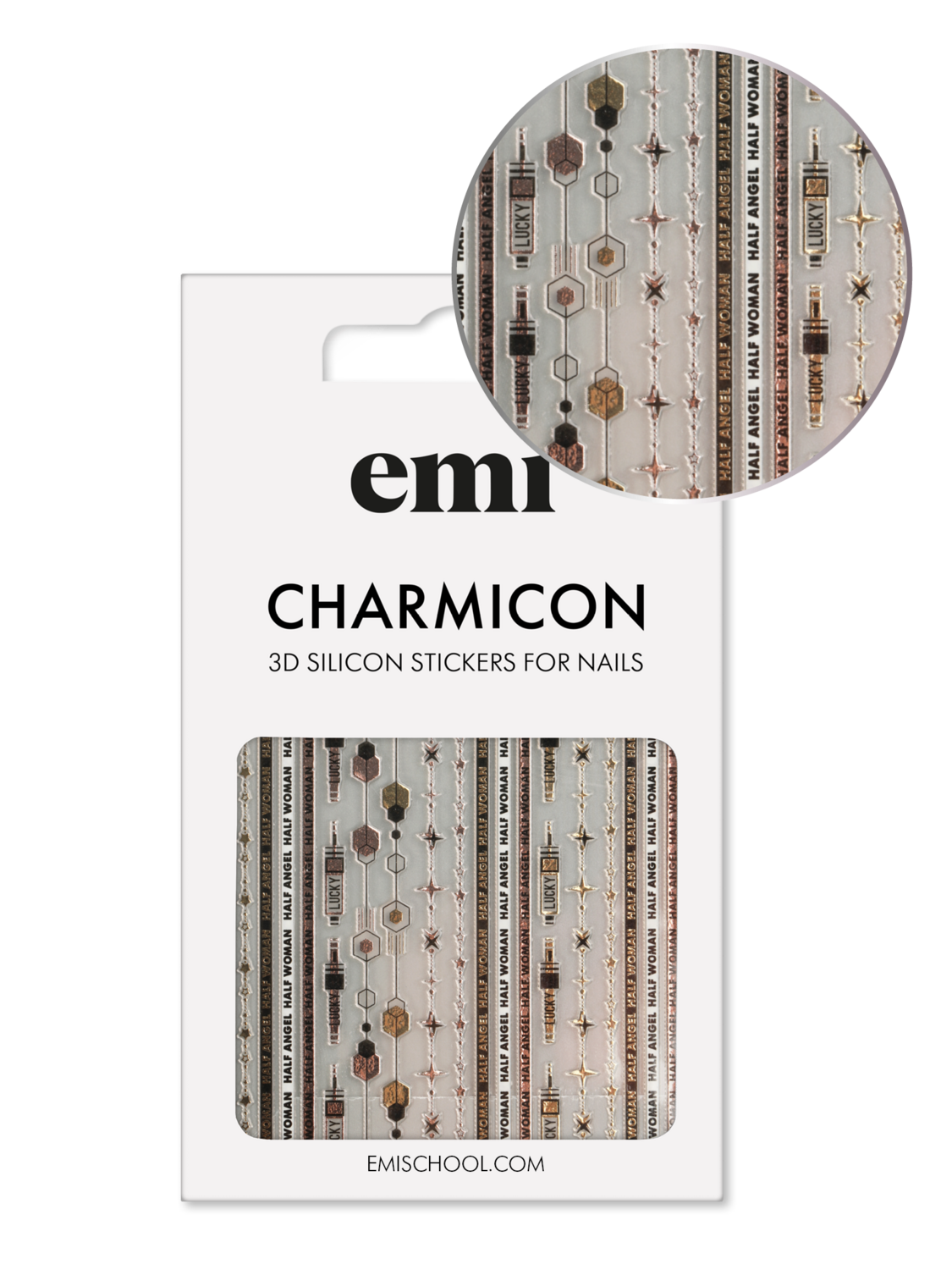 Charmicon 3D Silicone Stickers #224 Lucky