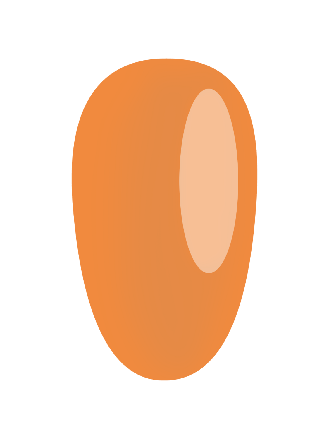 E.MiLac for pedicure Orange #5, 9 ml.