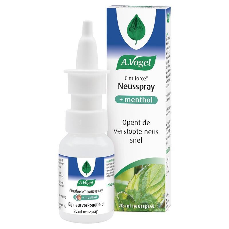 A. Vogel - Cinuforce neusspray + menthol - 20 ml