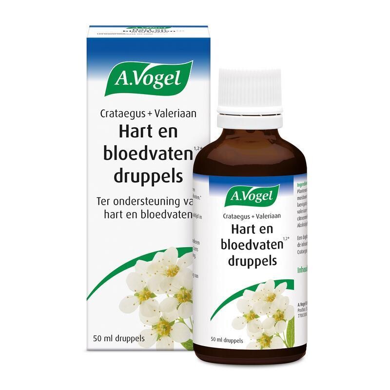 A. Vogel - Crataegus + Valeriaan hart en bloedvaten druppels - 50 ml