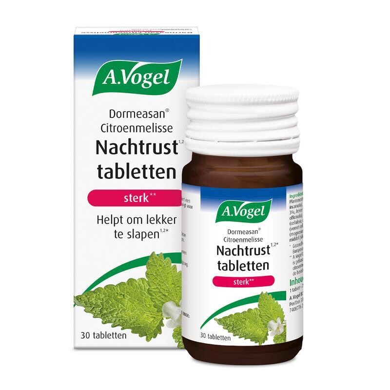 A. Vogel - Dormeasan Citroenmelisse sterk nachtrust tabletten - 30 tabletten