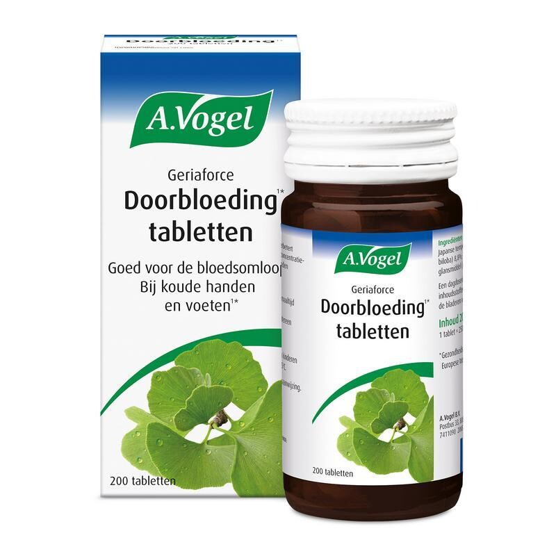 ​A. Vogel - Geriaforce doorbloeding tabletten - 200 tabletten