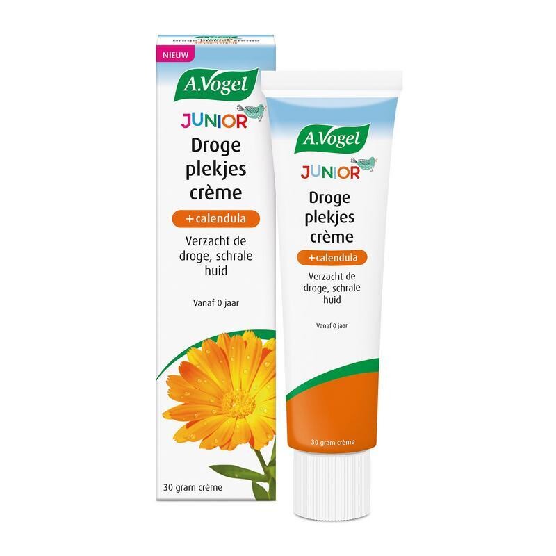 A. Vogel - Junior droge plekjes crème + calendula - 30g