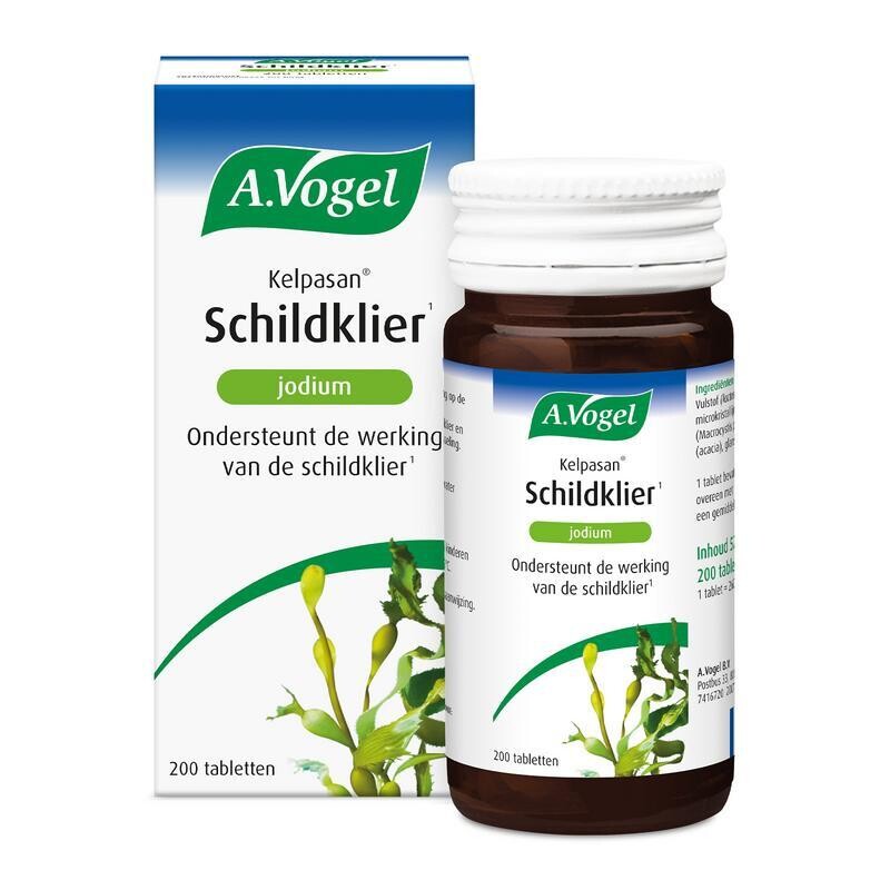 ​A. Vogel - Kelpasan schildklier jodium tabletten - 200 tabletten