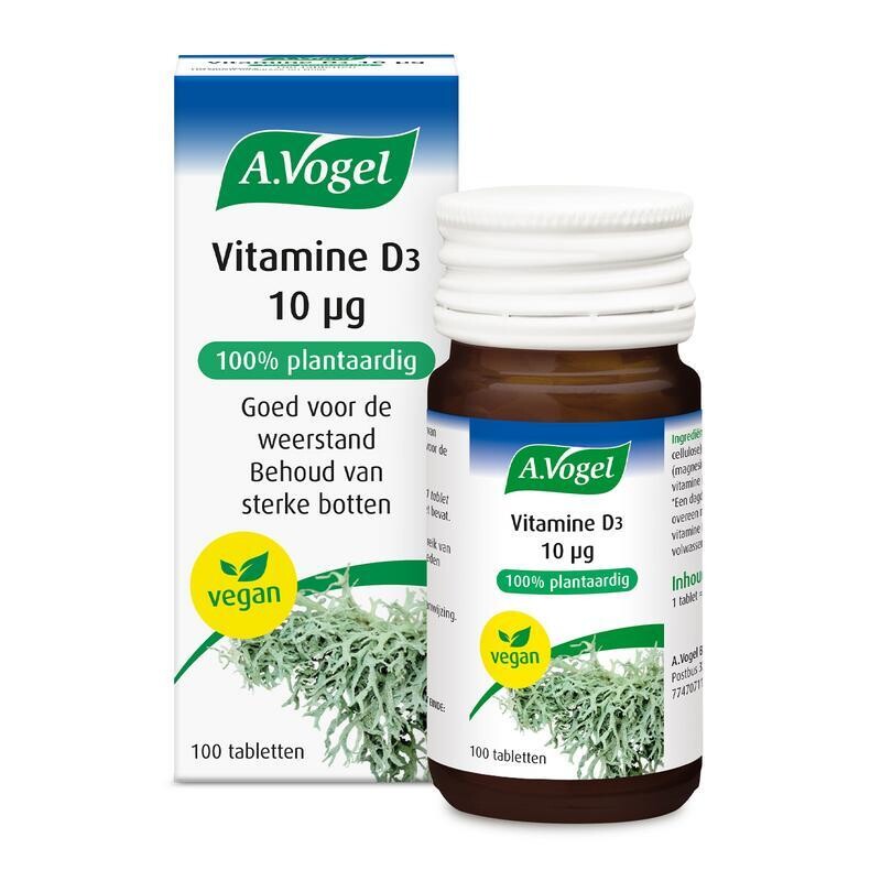 A. Vogel - Vitamine D3 10 mcg - 100 tabletten
