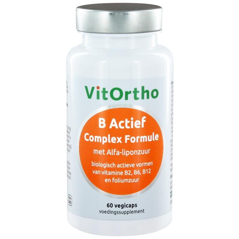 Vitortho - B Actief complex formule met alfa-liponzuur - 60 vegicaps