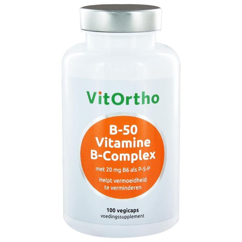 Vitortho - B-50 Vitamine B-complex - 100 vegicaps
