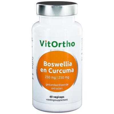 Vitortho - Boswellia en curcuma 250 mg - 60 vegicaps