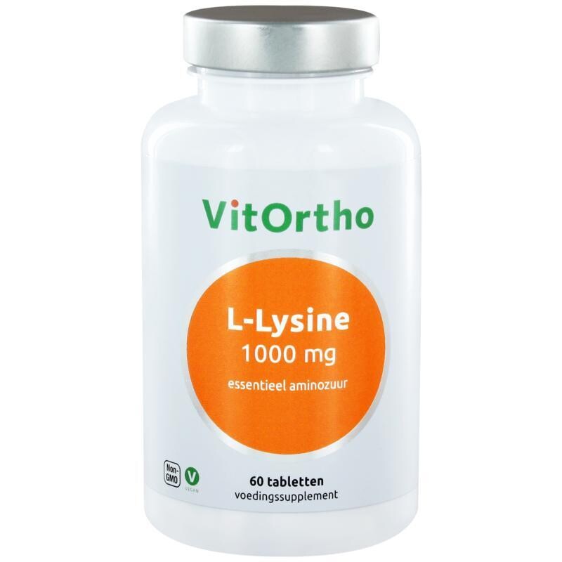 ​Vitortho - L-lysine 1000 mg - 60 tabletten