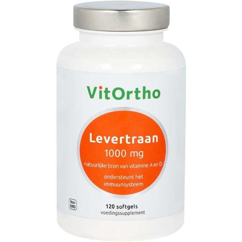 Vitortho - Levertraan 1000 mg - 120 softgels