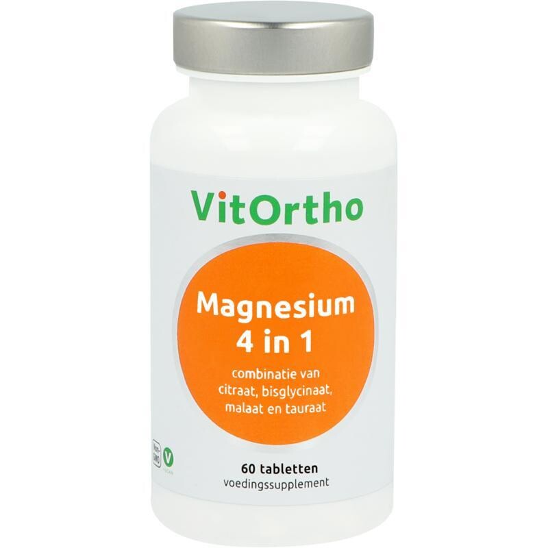 Vitortho - Magnesium 4 in 1 - 60 tabletten