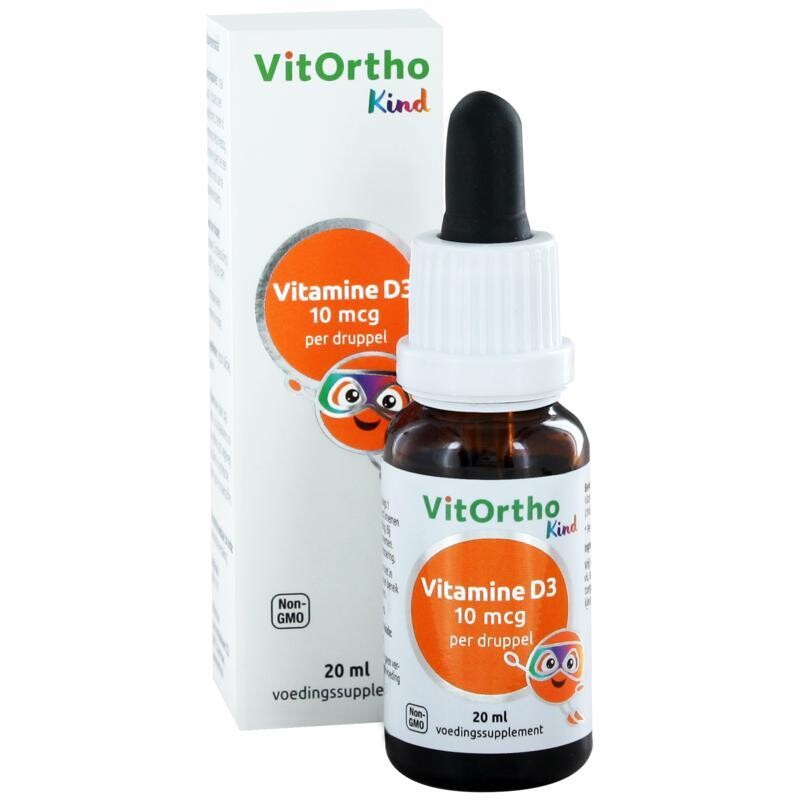 Vitortho - Vitamine D3 10 mcg Kind - 20 ml