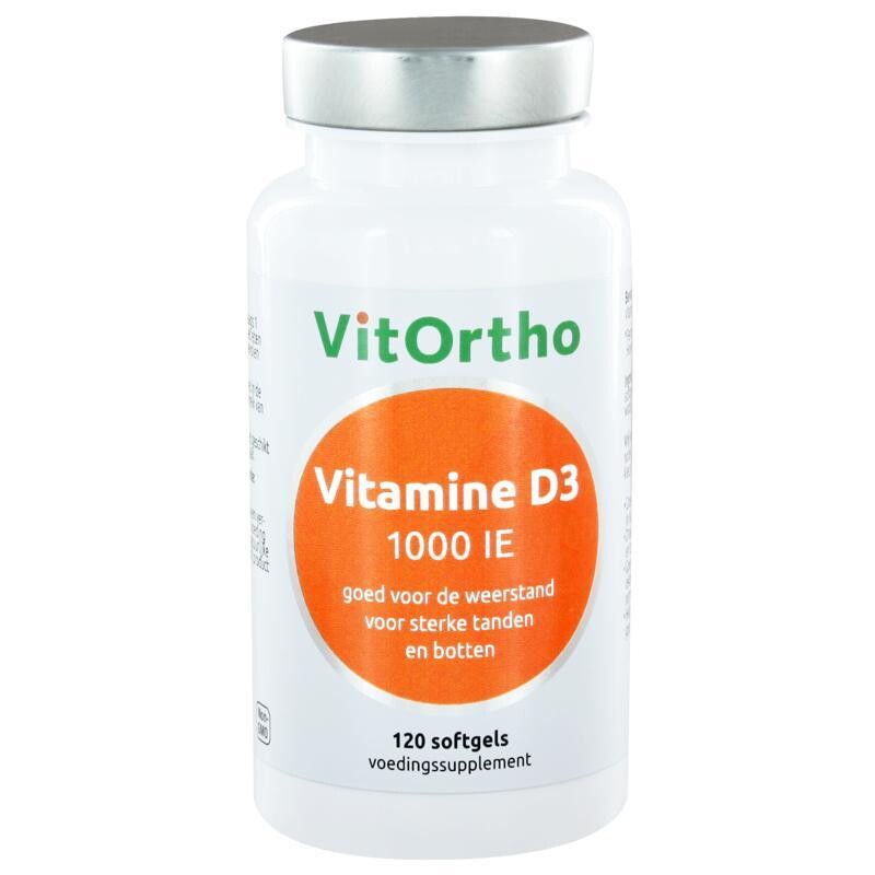Vitortho - Vitamine D3 1000 IE - 120 softgels