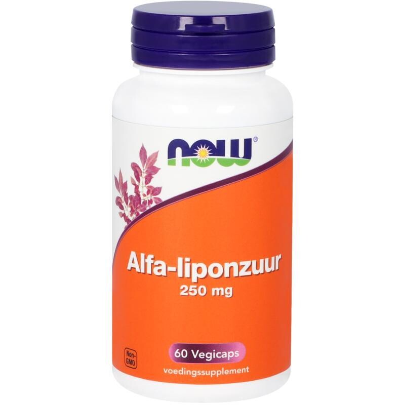 NOW - Alfa-liponzuur 250 mg - 60 vegicaps