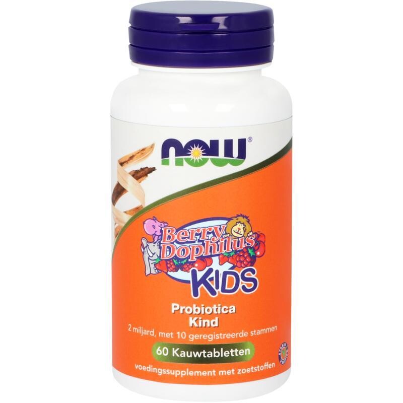 NOW - Probiotica kind - 60 kauwtabletten