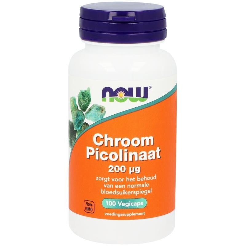 NOW - Chroom Picolinaat 200 mcg - 100 vegicaps