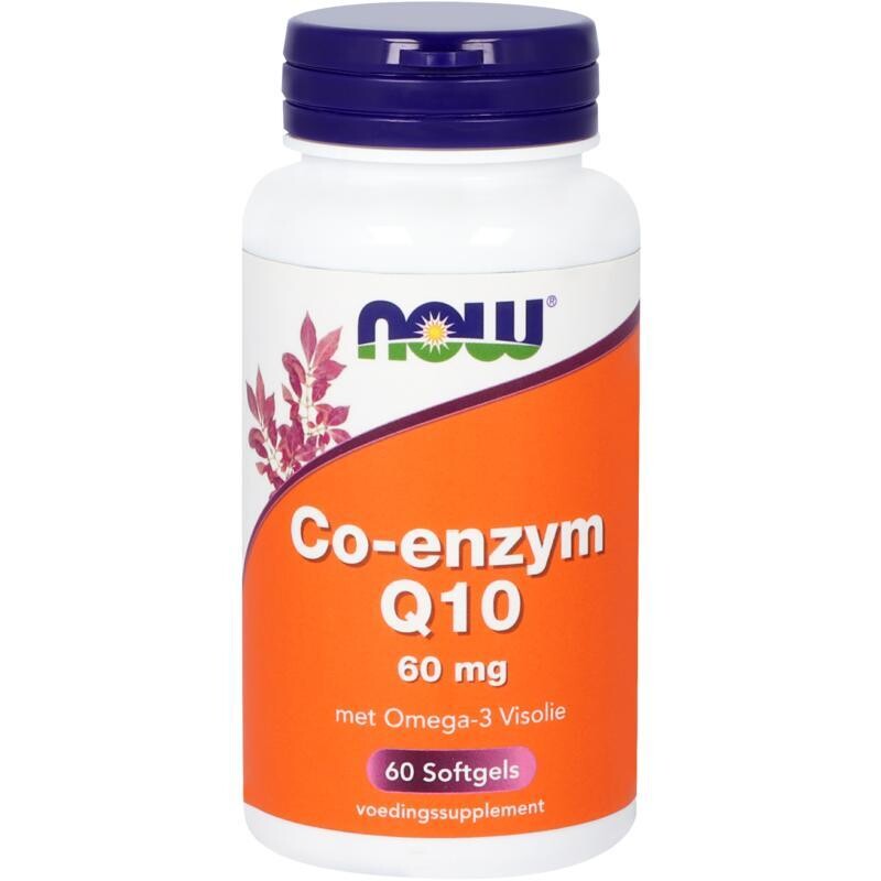NOW - Co-enzym Q10 60 mg - 60 softgels