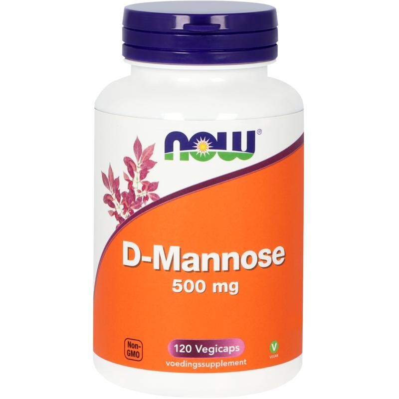 NOW - D- Mannose 500 mg - 120 vegicaps