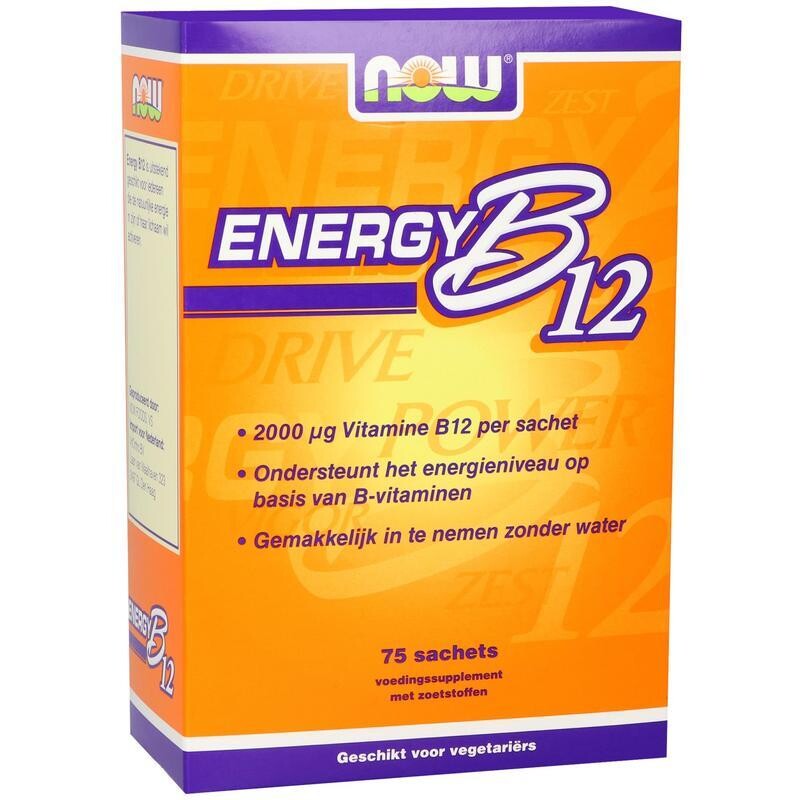 NOW - Energy B12 2000 mcg - 75 sachets