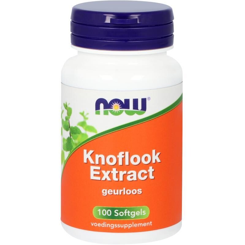 NOW - Knoflook extract - 100 softgels
