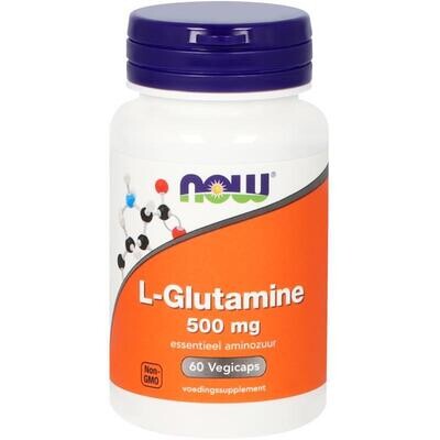 NOW - L-Glutamine 500 mg - 60 vegicaps