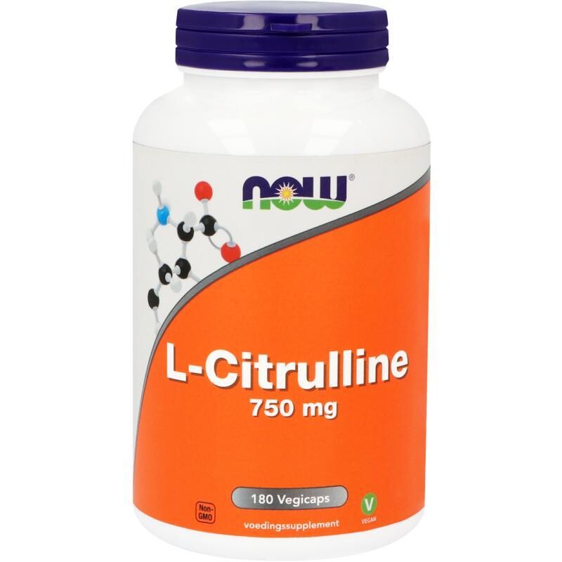 NOW - L-Citrulline 750 mg - 180 vegicaps