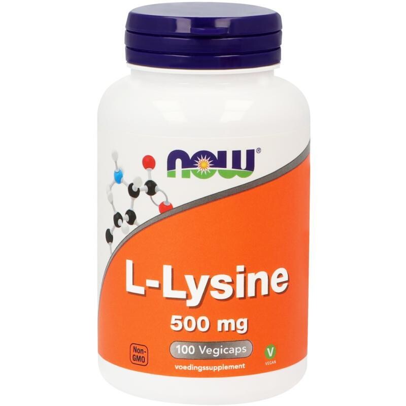 NOW - L-Lysine 500 mg - 100 vegicaps