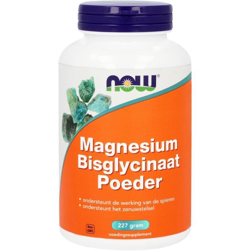 NOW - Magnesium bisglycinaat poeder - 227 g