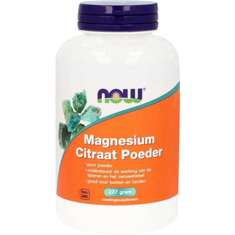 NOW - Magnesium citraat poeder - 227 g