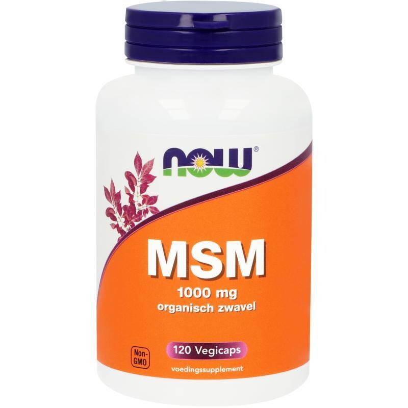 NOW - MSM 1000 mg - 120 vegicaps